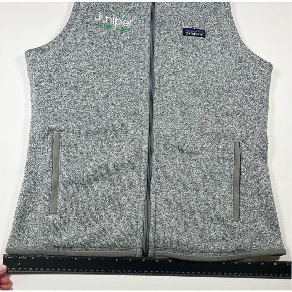 Patagonia Embroidered Better Sweater Fleece Vest Birch White Womens Size Large - Picture 10 of 11